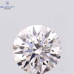 0.20 CT Round Shape Natural Diamond Pink Color VS1 Clarity (3.80 MM)