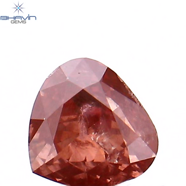 0.18 CT Heart Shape Enhanced Pink Color Natural Loose Diamond SI2 Clarity (3.58 MM)