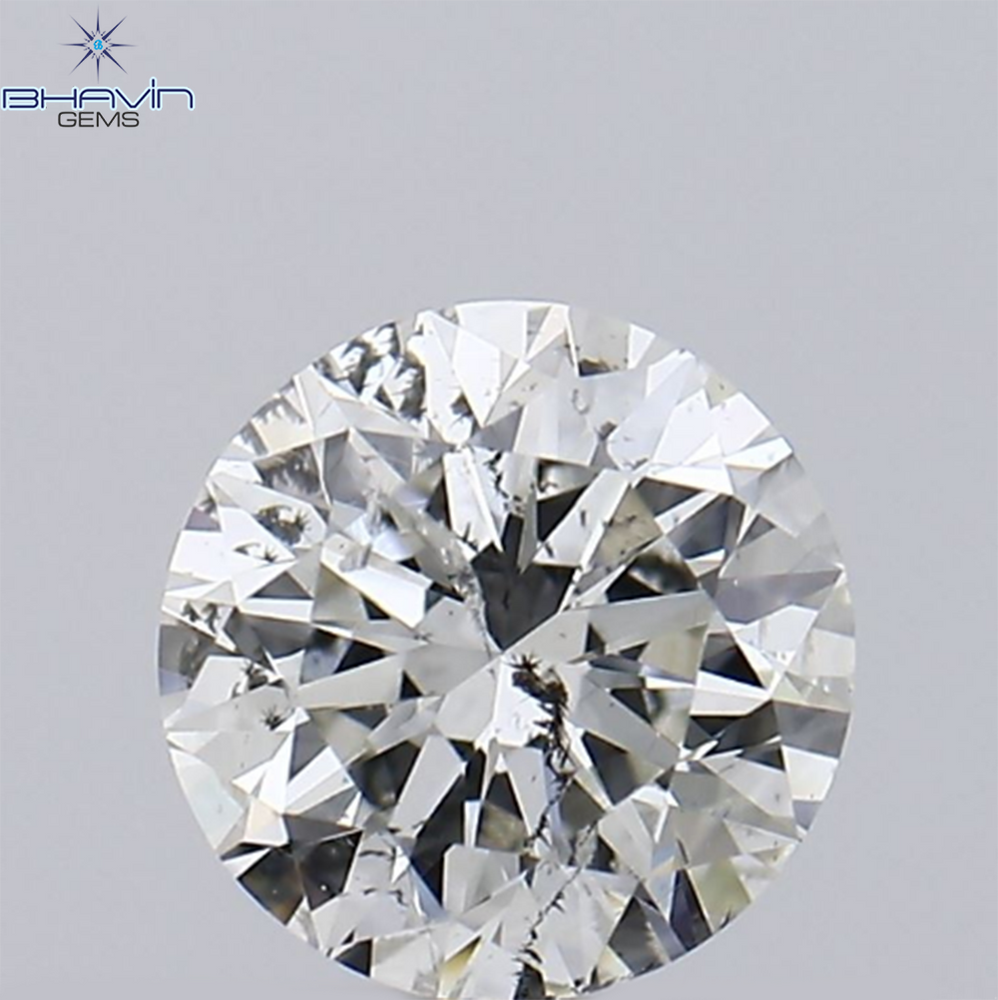 0.50 CT Round Shape Natural Loose Diamond White(G) Color SI2 Clarity (5.01 MM)