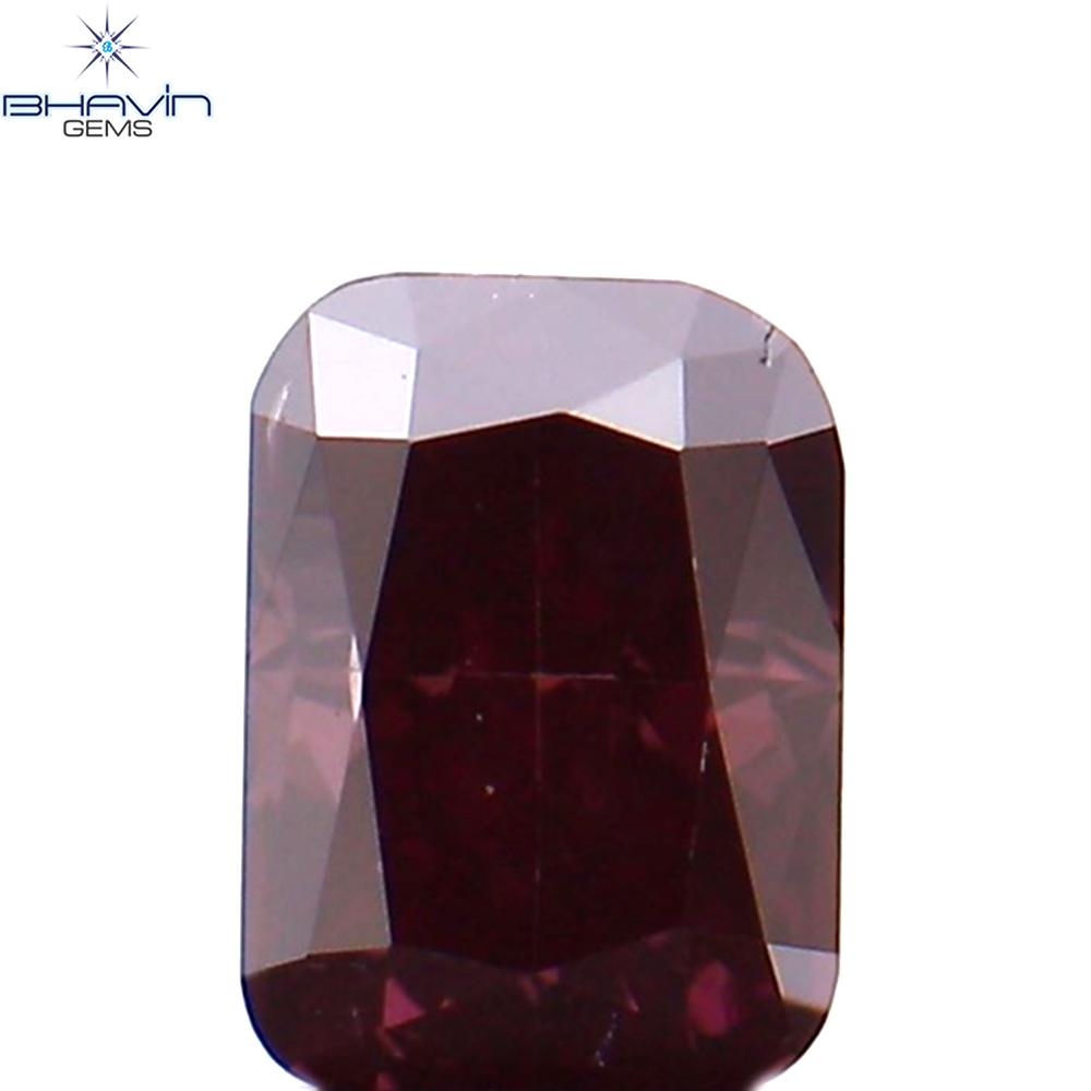 0.21 CT クッション シェイプ ナチュラル ルース ダイヤモンド 強化ピンク色 VS2 クラリティ (3.78 MM)