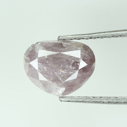 2.29 CT Heart Diamond Pink Color Natural Loose Diamond I3 Clarity (8.50 MM)