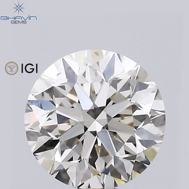 IGI Certified 0.50 CT White(J) Diamond Round Diamond Natural Loose Diamond VS2 Clarity (4.99 MM)