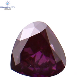 0.11 CT Heart Shape Natural Loose Diamond Pink Color VS2 Clarity (2.89 MM)