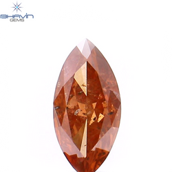 0.31 CT Marquise Shape Natural Diamond Pink Color SI2 Clarity (6.59 MM)