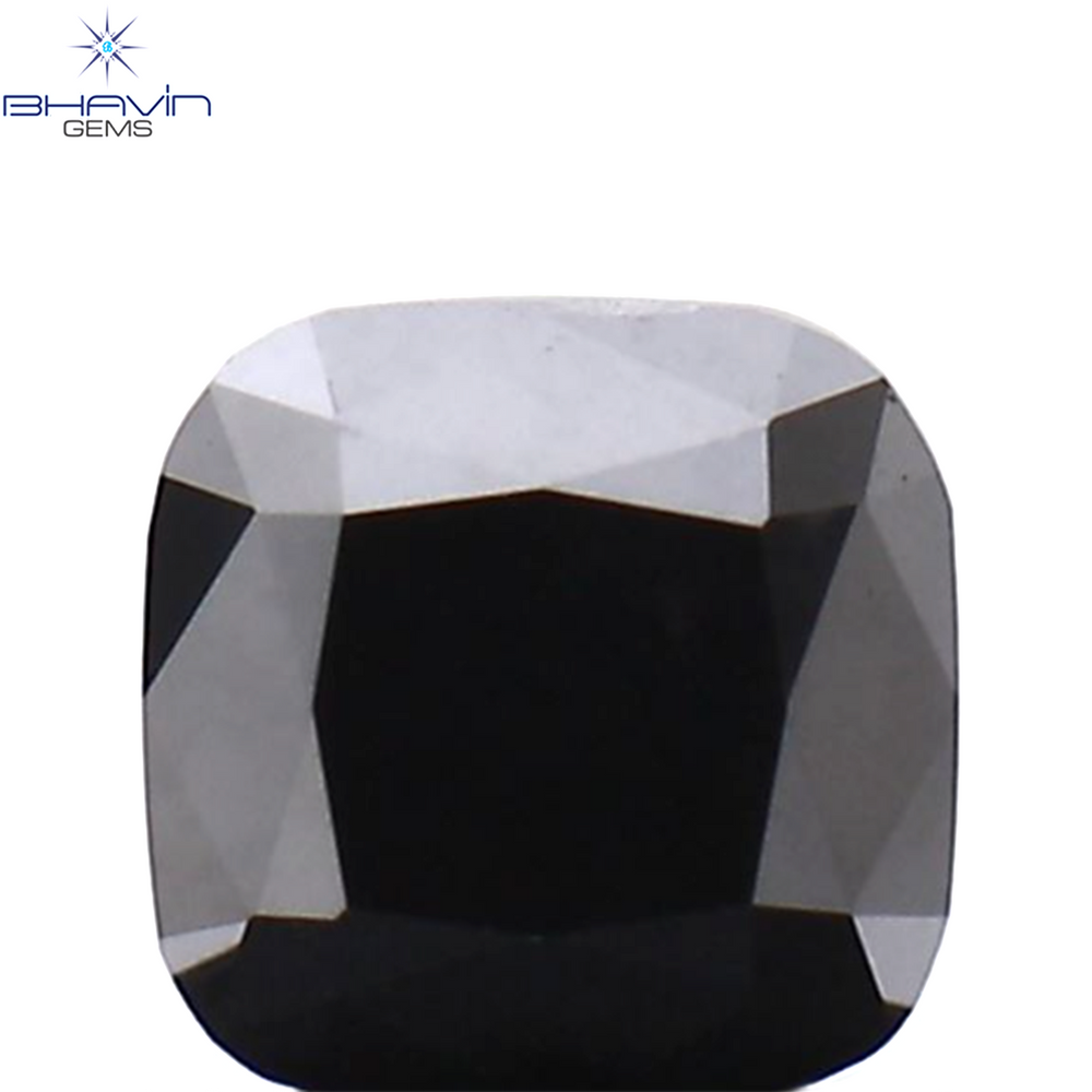 0.23 CT Cushion Diamond Natural Diamond Black Diamond Clarity Opaque (3.32 MM)