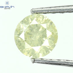 0.39 CT Round Shape Natural Loose Diamond White(M) Color I3 Clarity (4.53 MM)