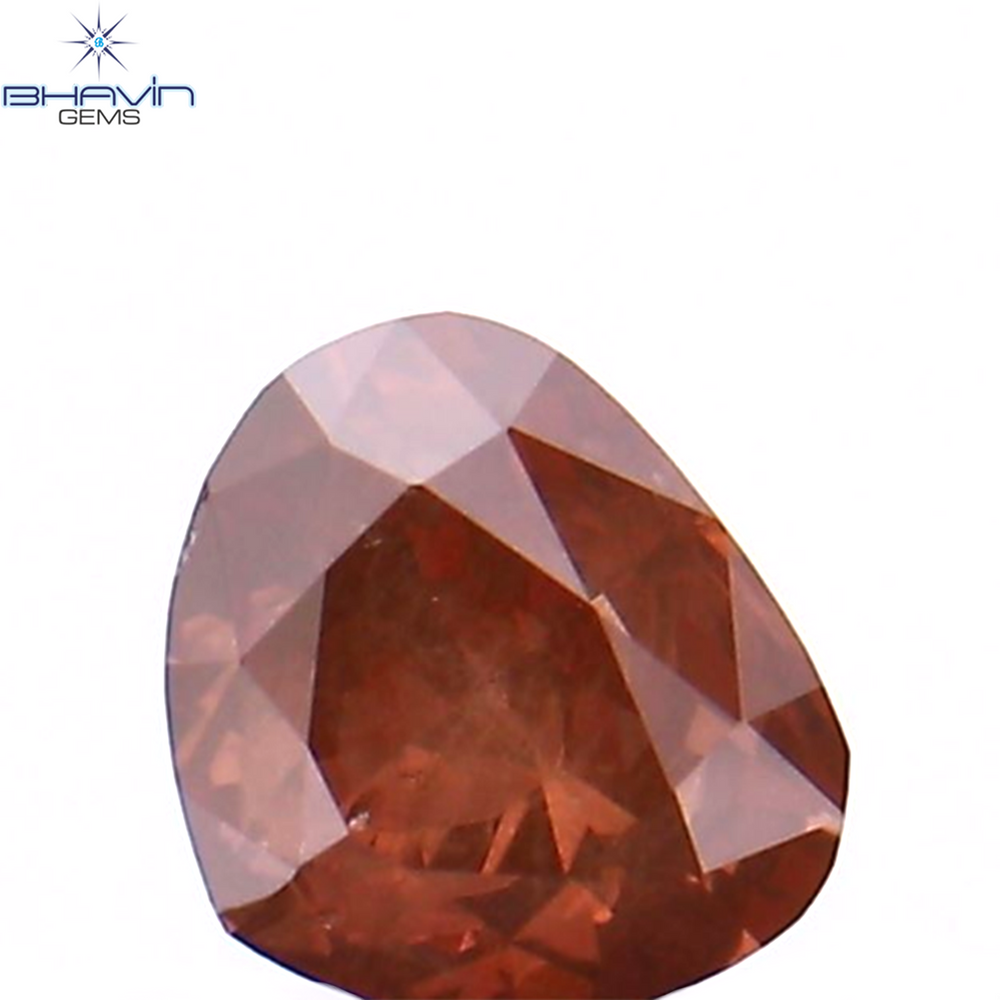 0.15 CT ハートシェイプ エンハンスト ピンク カラー ナチュラル ルース ダイヤモンド SI1 クラリティ (3.55 MM)