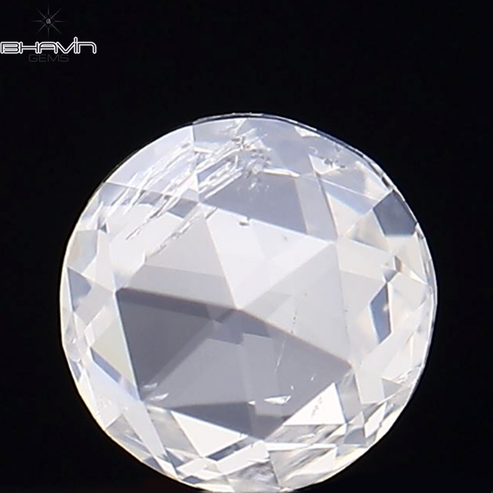 0.18 CT Round Rose Cut Shape Natural Diamond White Color SI2 Clarity (3.60 MM)
