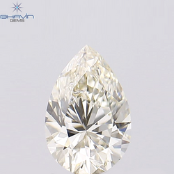 0.30 CT Pear Shape Natural Diamond White Color SI1 Clarity (5.60 MM)