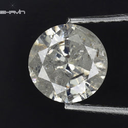 0.99 CT Round Shape Natural Loose Diamond White Color I3 Clarity (6.40 MM)
