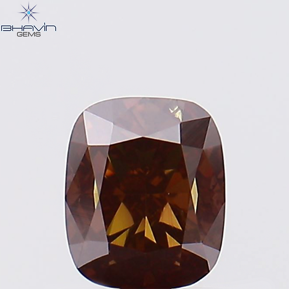 0.93 CT Cushion Shape Natural Loose Diamond Green Color VS2 Clarity (5.60 MM)