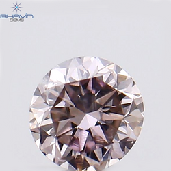 0.08 CT Round Shape Natural Diamond Pink Color VS1 Clarity (2.72 MM)