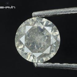 0.42 CT Round Shape Natural Diamond White Color I3 Clarity (4.80 MM)