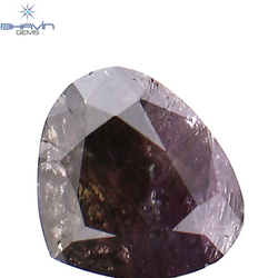 1.21 CT Heart Shape Natural Diamond Pink Color I3 Clarity (6.52 MM)