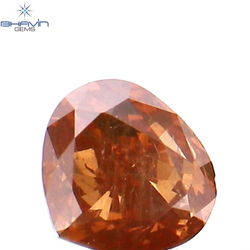 0.22 CT Heart Shape Enhanced Pink Color Natural Loose Diamond SI2 Clarity (3.42 MM)