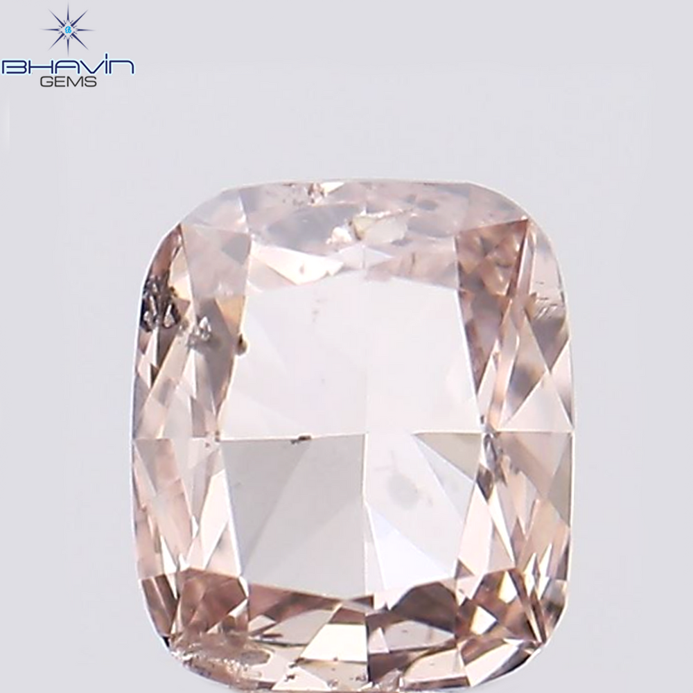 0.06 CT クッションシェイプ 天然ダイヤモンド ピンクカラー VS2 クラリティ (2.30 MM)