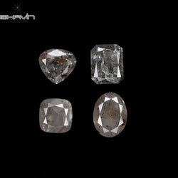 1.26 CT/4 PCS Mix Shape Natural Diamond White Color I3 Clarity (4.20 MM)