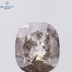 1.07 CT Cushion Shape Natural Diamond Pink Color I3 Clarity (6.46 MM)