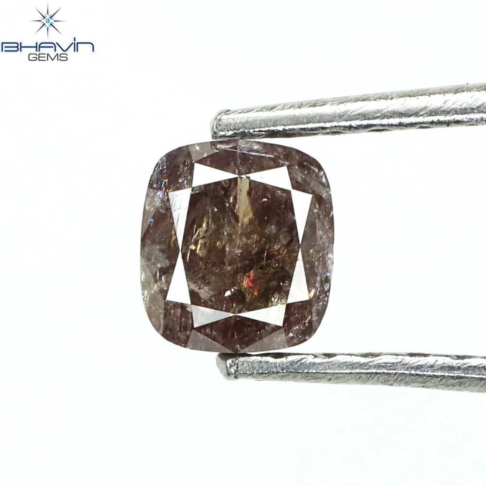0.05 CT クッションシェイプ 天然ダイヤモンド ピンク色 VS1 クラリティ (2.06 MM)