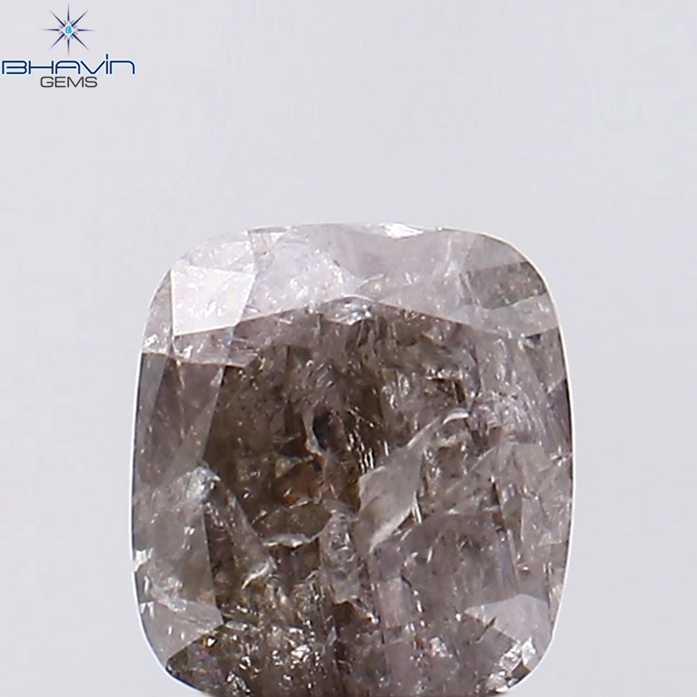 1.03 CT Cushion Shape Natural Diamond Pink Color I3 Clarity (6.00 MM)