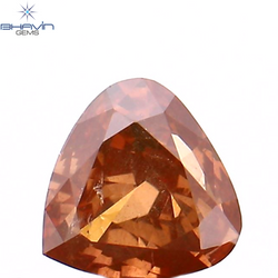 0.25 CT Heart Shape Enhanced Pink Color Natural Loose Diamond SI1 Clarity (4.03 MM)