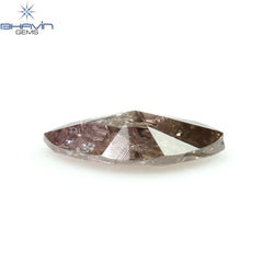 0.26 CT Marquise Shape Natural Diamond Pink Color I3 Clarity (6.50 MM)