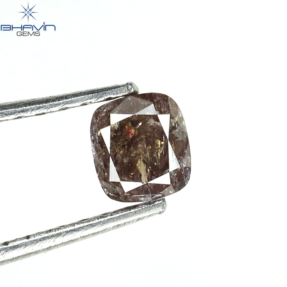 0.05 CT クッションシェイプ 天然ダイヤモンド ピンク色 VS1 クラリティ (2.06 MM)