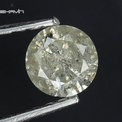 0.37 CT Round Shape Natural Loose Diamond White Color I3 Clarity (4.62 MM)
