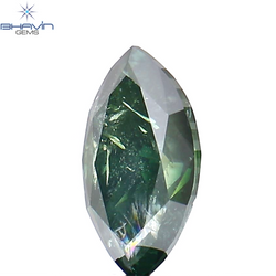 2.11 CT Marquise Shape Natural Diamond Green Color I2 Clarity (11.14 MM)