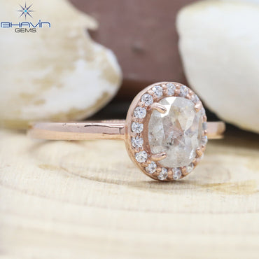 Oval Diamond, Natural Diamond Ring, White Diamond, Gold Ring, Engagement Ring, Wedding Ring, Diamond Ring