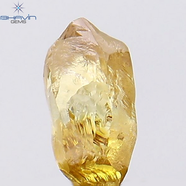 0.33 CT Rough Shape Natural Diamond Orange Color VS1 Clarity (5.25 MM)