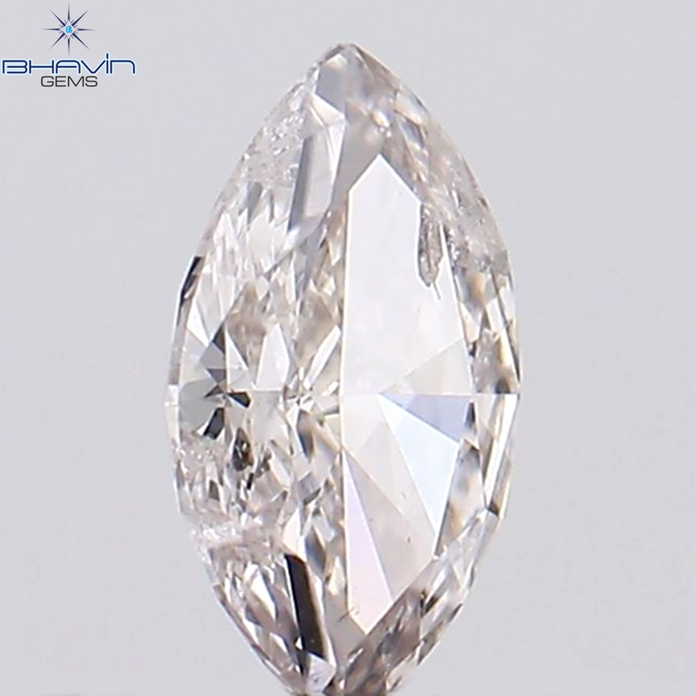 0.22 CT Marquise Shape Natural Loose Diamond Pink Color SI2 Clarity (5.34 MM)