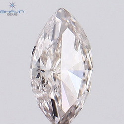 0.22 CT Marquise Shape Natural Loose Diamond Pink Color SI2 Clarity (5.34 MM)