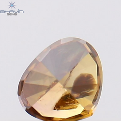 0.31 CT Heart Shape Brown Pink Color Natural Loose Diamond I1 Clarity (4.26 MM)