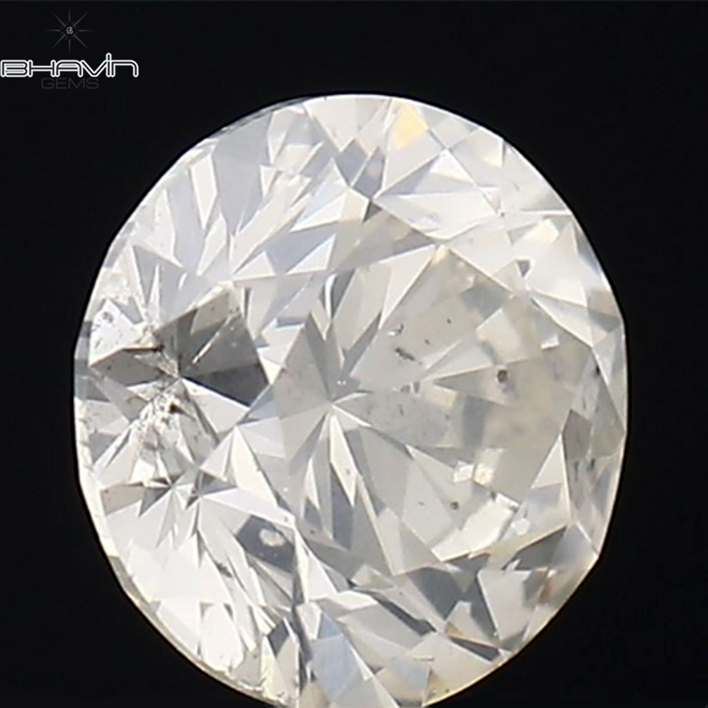 0.51 CT Round Shape Natural Loose Diamond White Color SI2 Clarity (5.00 MM)