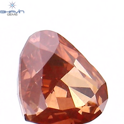 0.22 CT Heart Shape Enhanced Pink Color Natural Loose Diamond VS2 Clarity (3.89 MM)