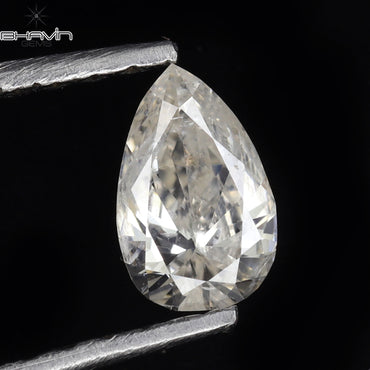 0.25 CT Pear Shape Natural Diamond White Color I1 Clarity (5.71 MM)