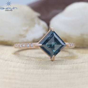 Kite Diamond Blue Diamond Natural Diamond Ring Gold Ring Engagement Ring