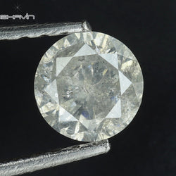 0.42 CT Round Shape Natural Diamond White Color I3 Clarity (4.80 MM)