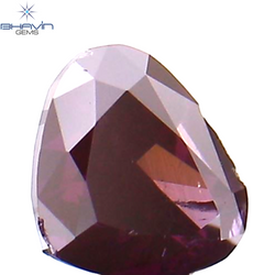 0.21 CT Heart Shape Natural Loose Diamond Pink Color SI2 Clarity (3.88 MM)