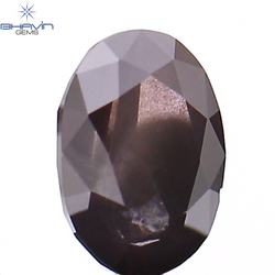 0.20 CT Oval Shape Natural Diamond Pink Color I3 Clarity (4.13 MM)