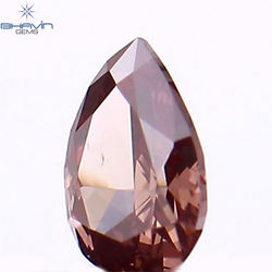 0.08 CT Pear Shape Natural Diamond Pink Color VS1 Clarity (3.42 MM)