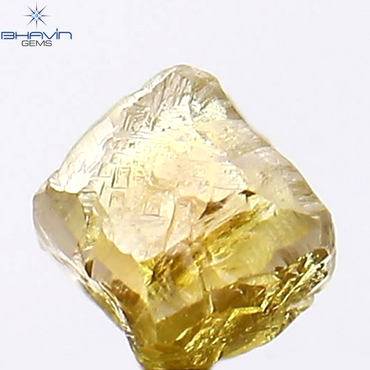 0.23 CT Rough Shape Natural Diamond Orange Color VS2 Clarity (3.01 MM)