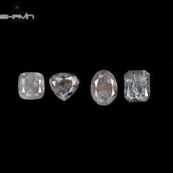 1.26 CT/4 PCS Mix Shape Natural Diamond White Color I3 Clarity (4.20 MM)