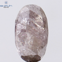 1.73 CT Oval Shape Natural Diamond Pink Color I3 Clarity (9.36 MM)