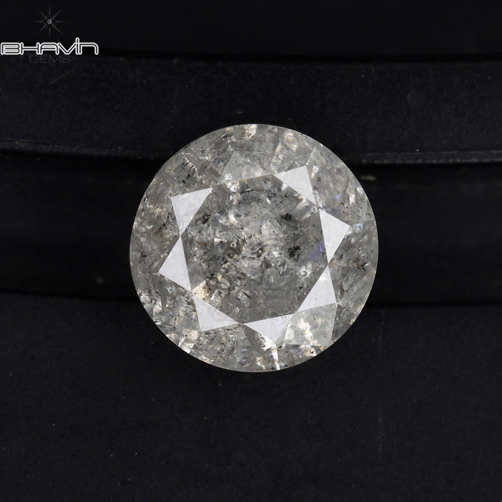 0.65 CT Round Shape Natural Diamond White Color I3 Clarity (5.36 MM)