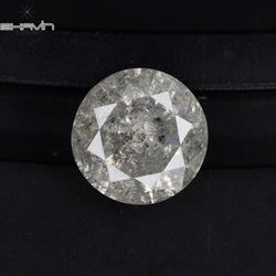 0.65 CT Round Shape Natural Diamond White Color I3 Clarity (5.36 MM)