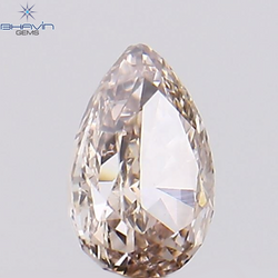 0.17 CT Pear Shape Natural Diamond Pink Color VS1 Clarity (4.06 MM)