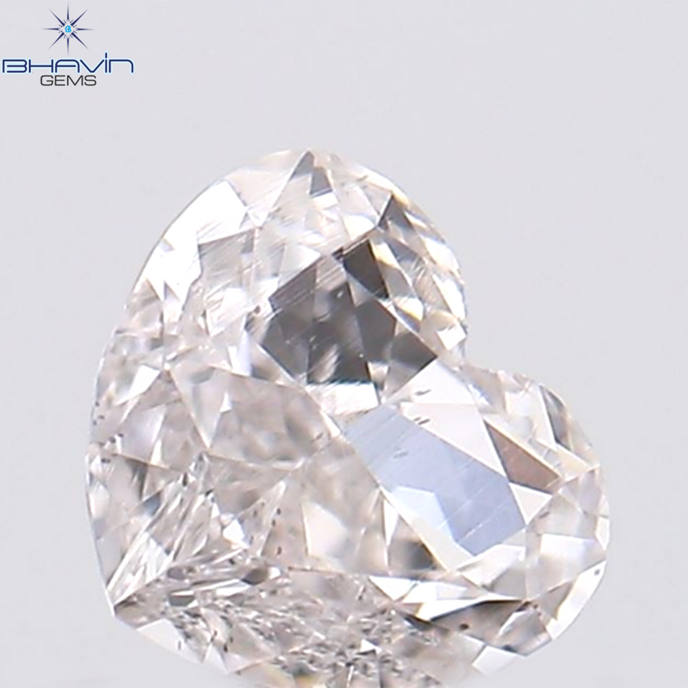 0.23 CT Heart Shape Natural Diamond Pink Color VS1 Clarity (3.97 MM)
