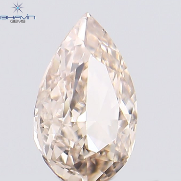 0.14 CT Pear Shape Natural Diamond Pink Color VS1 Clarity (4.20 MM)